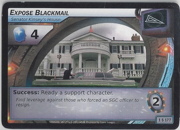 Expose Blackmail, Senator Kinseys House